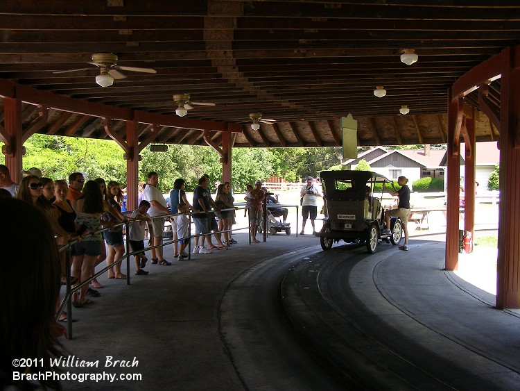 Gasoline Alley's boarding station.