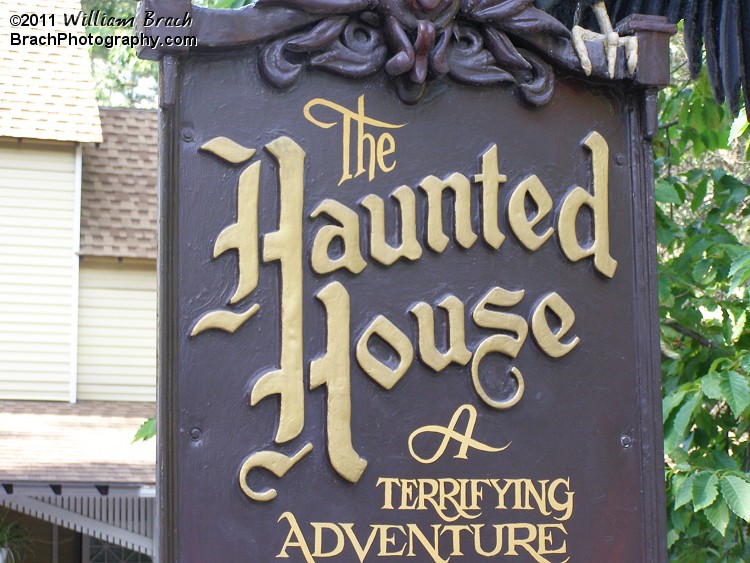 Entrance to the Haunted House (Mansion) at Knoebels.