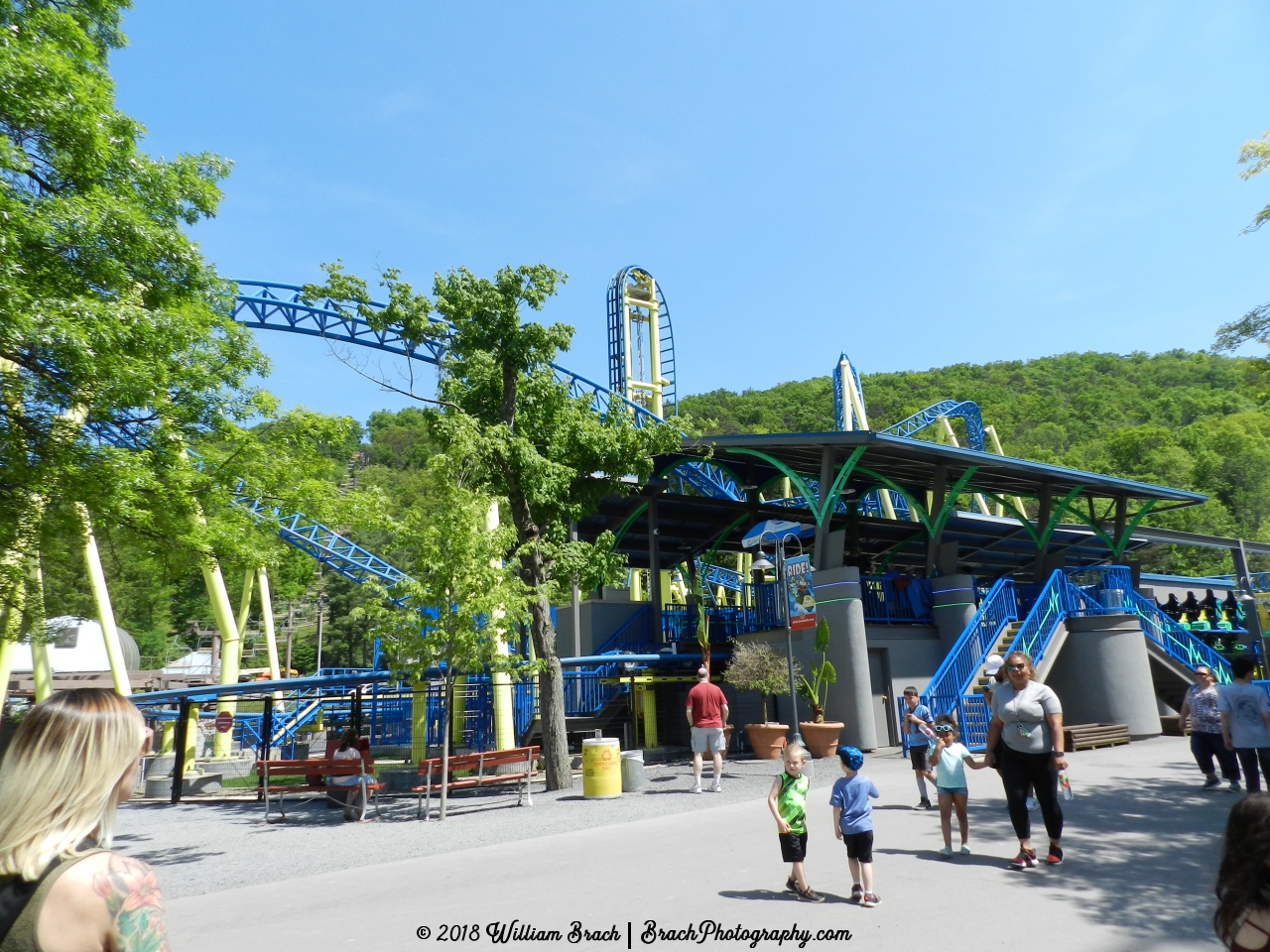 Impulse roller coaster at Knoebels.