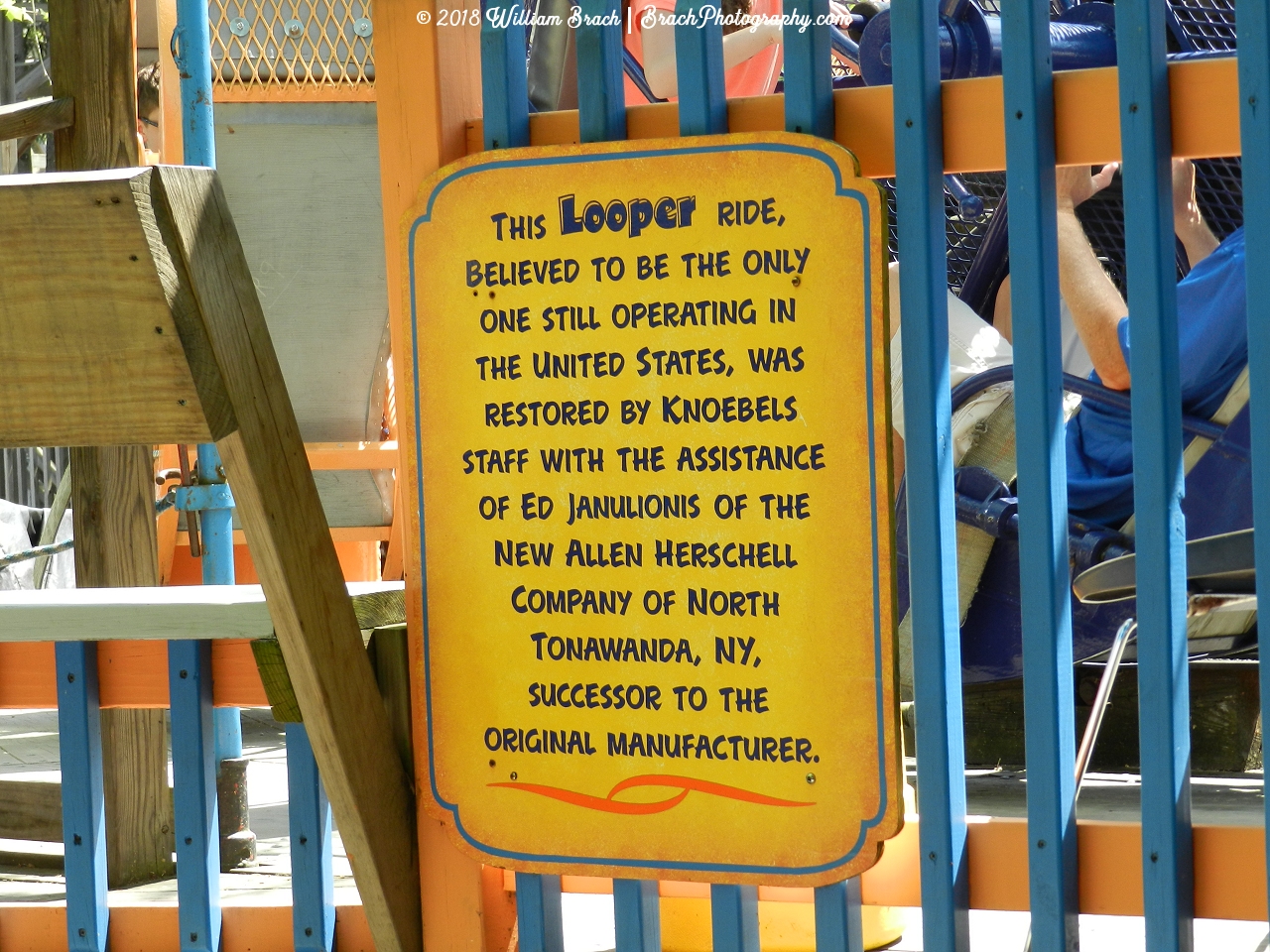 Yet another classic ride found ONLY at Knoebels - Looper!