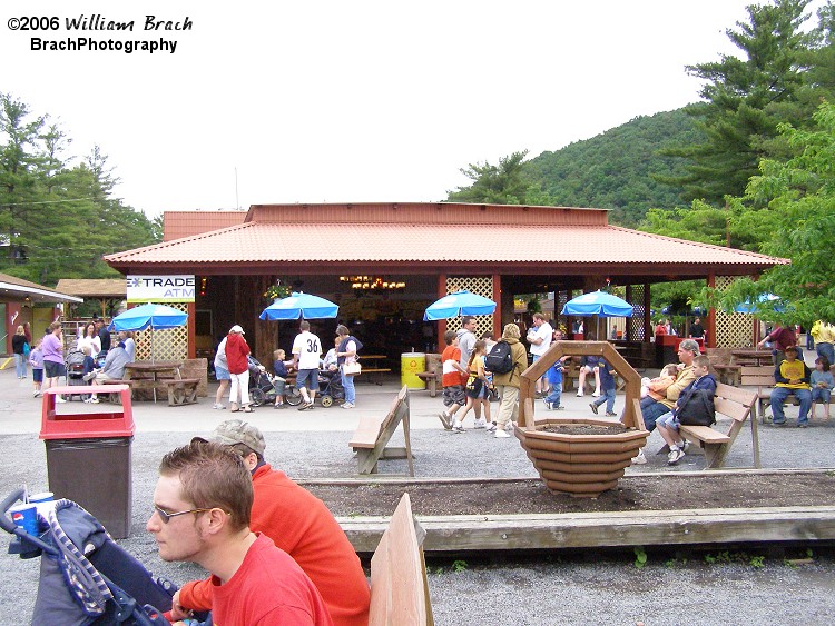 Near Phoenix - a covered eatery that serves the traditional park fare.