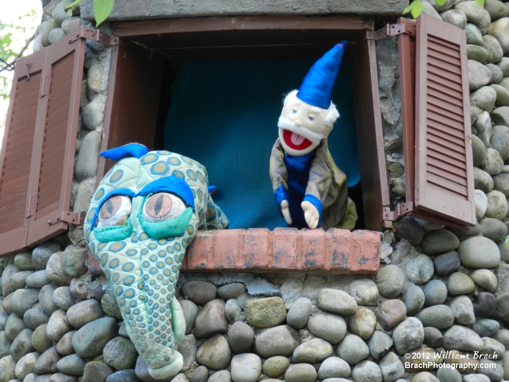 Puppet show seen at the Lighthouse next to the Wharf.