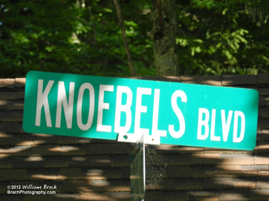 Roadway that passes through the park is known as Knoebels Boulevard.