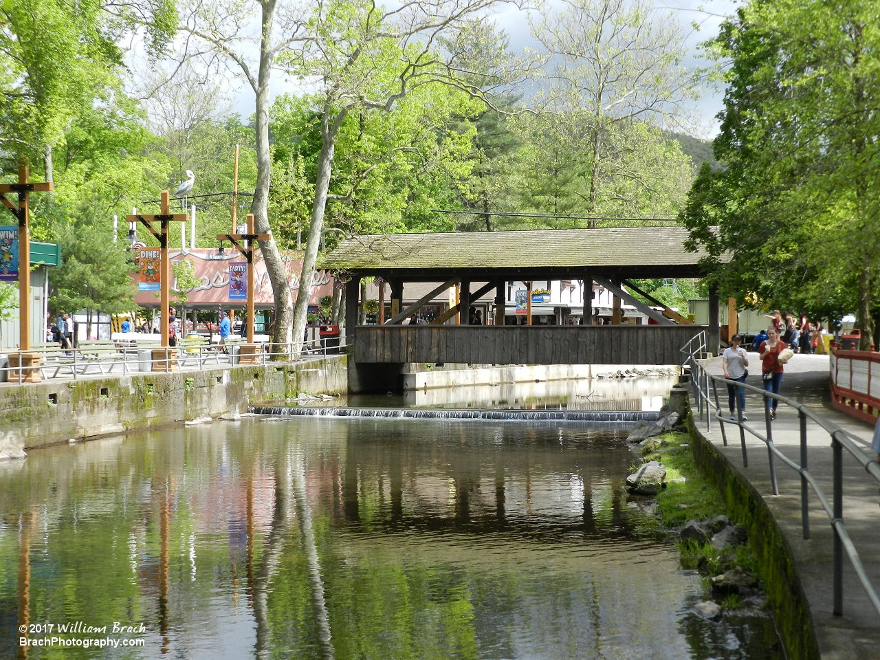 There is a Geocache hidden at this covered bridge.  We make a point to find it every summer!