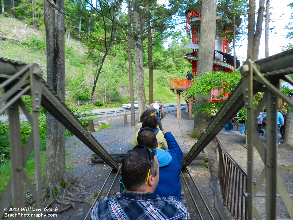 Let's take a spin on the Ole Smokey train.  Here, we're crosing the bridge to head towards the Motor Boats.