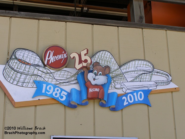 Phoenix celebrated its 25th season at Knoebels in 2010.