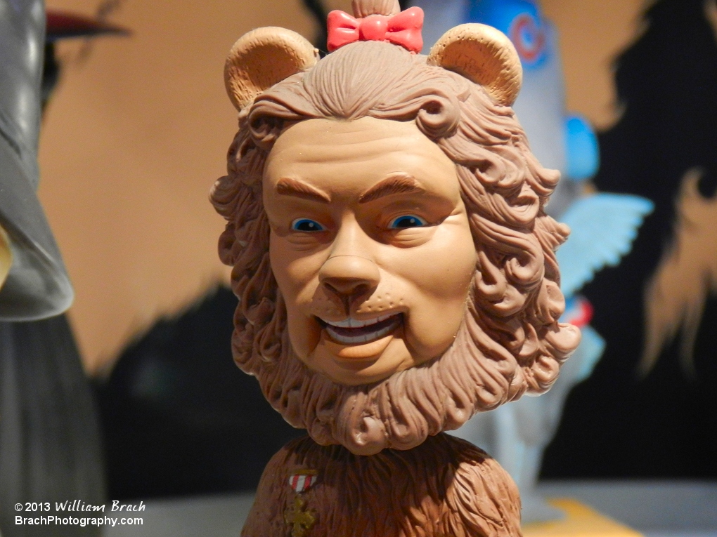 Cowardly Lion's bobblehead.