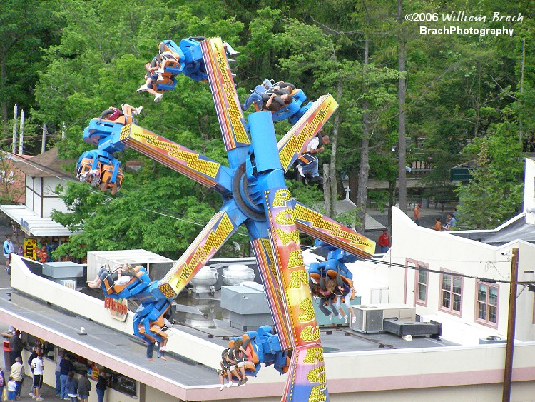 Power Surge spinning its riders.