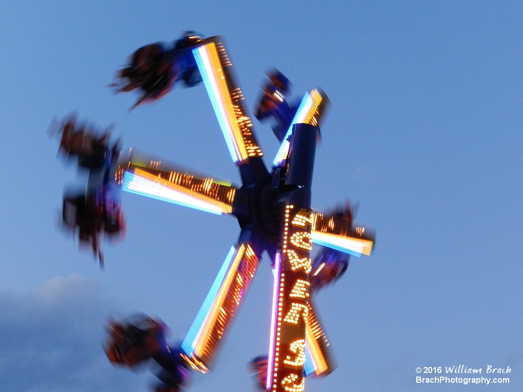 Nice to see Power Surge back in action at Knoebels after having been missing for the 2015 season.