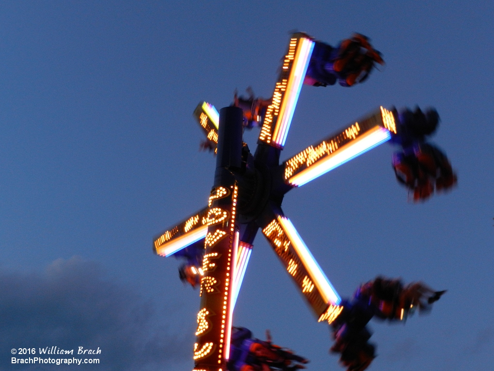 Power Surge is an intense ride just from watching it.