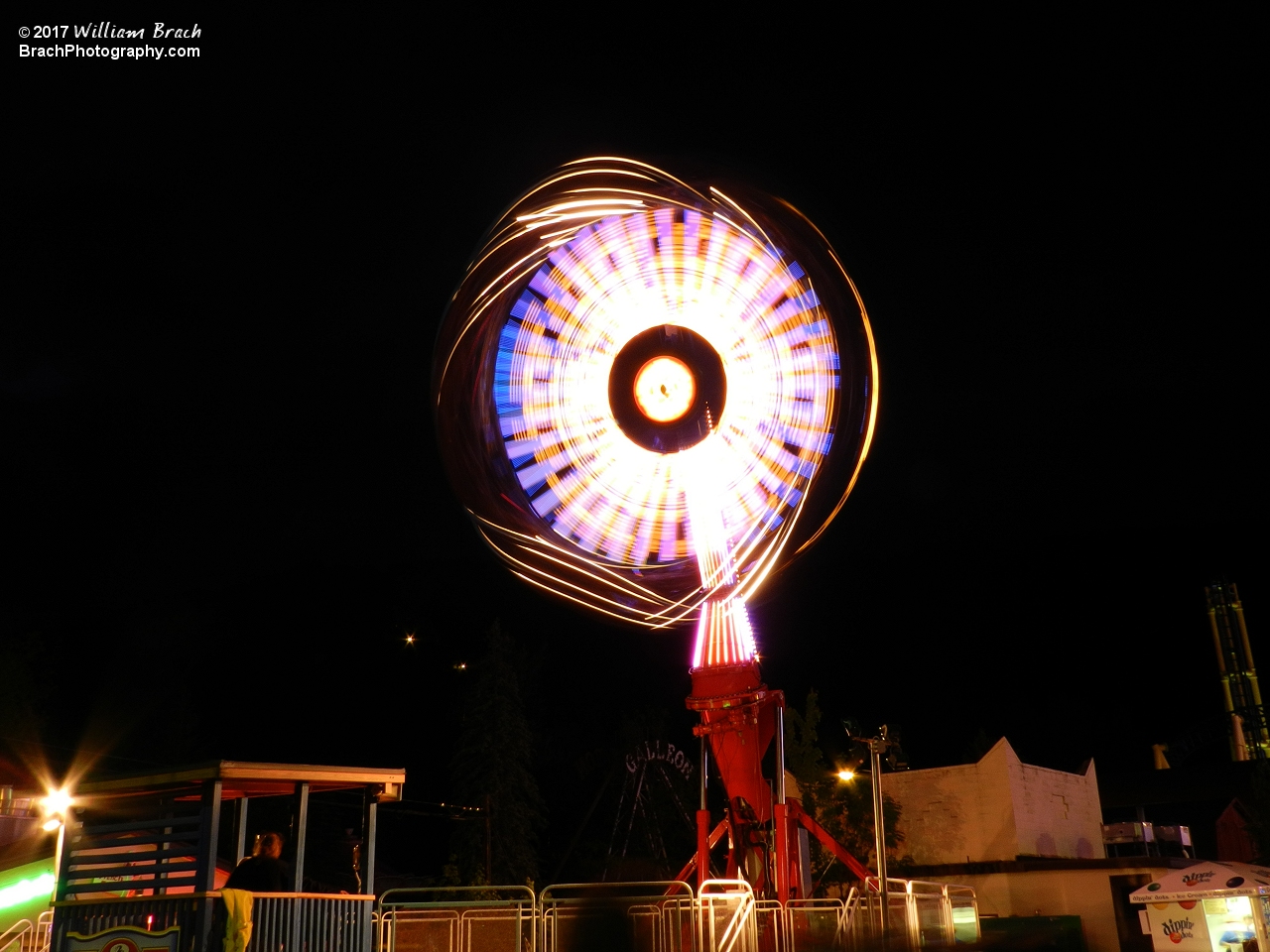 Power Surge in motion at night.