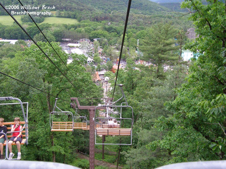 BEAUTIFUL views of the park and mountains around Elysburg, Pennsylvania from the Scenic Skyway.