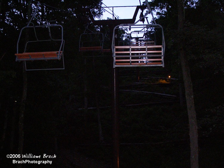 Scenic Skyway at dusk.