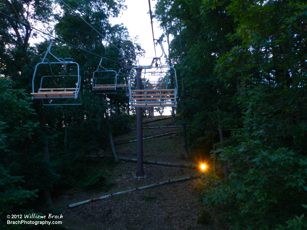 Going up the Scenic Skyway.