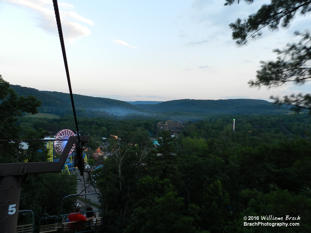 Nice view of most of the park from the Scenic Skyway.