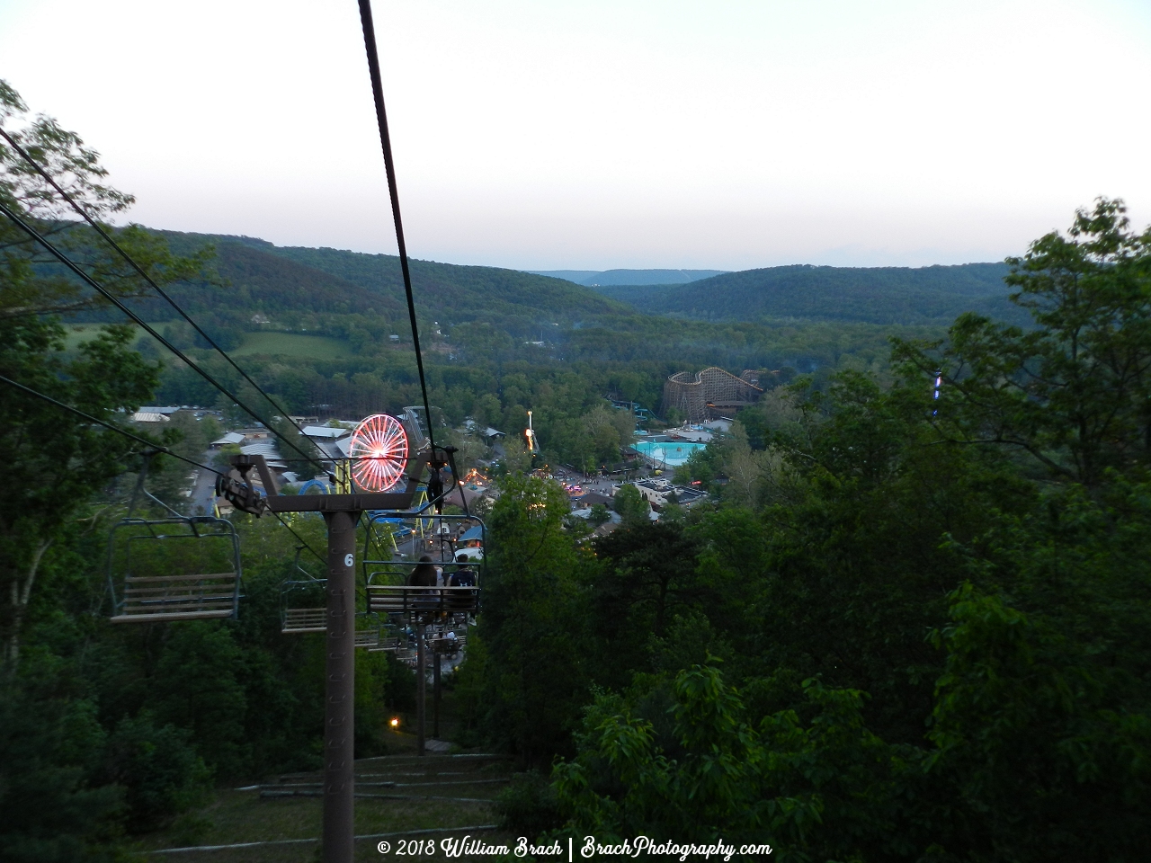 Views of the park are exquisite from the Scenic Skyway in the early evenings!