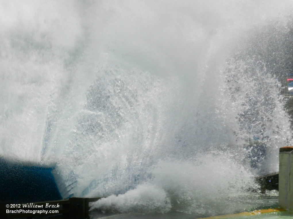 You simply cannot stay dry on this ride!