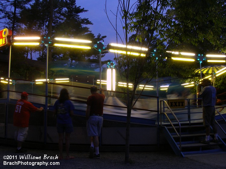 Good lights on this ride at Knoebels!