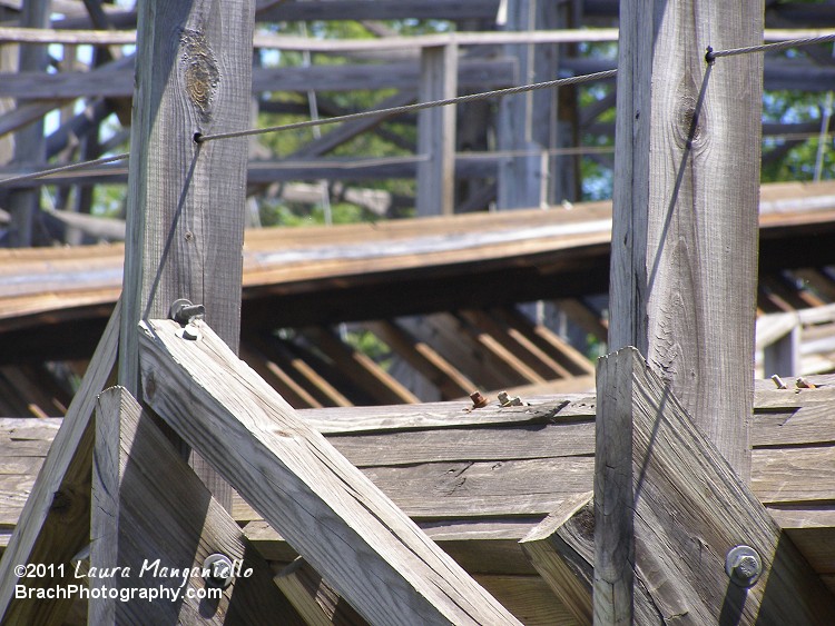 Here's a closer look at the wood work on Twister.