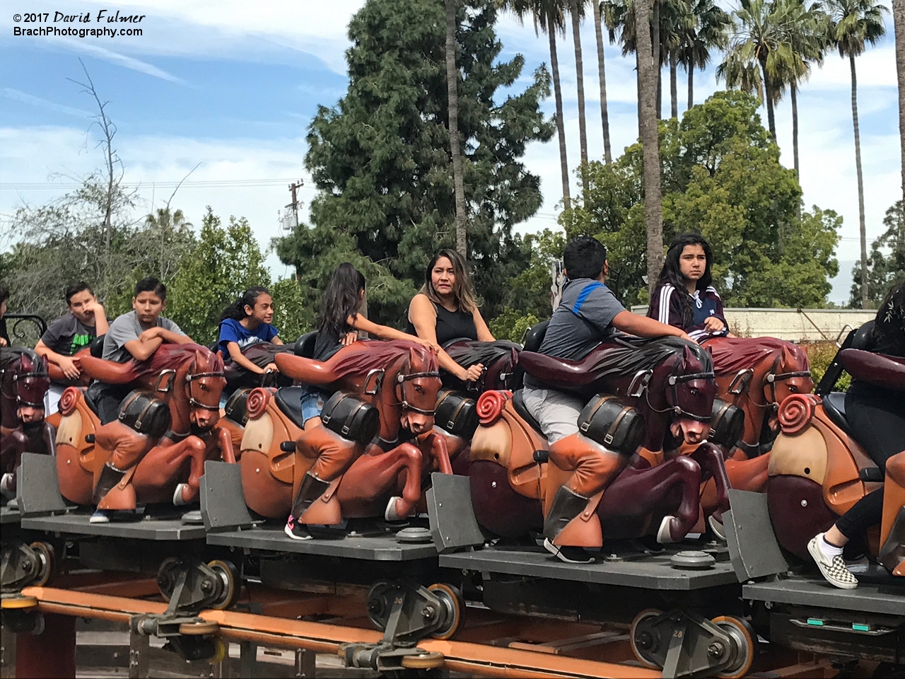 Train in the brake run.