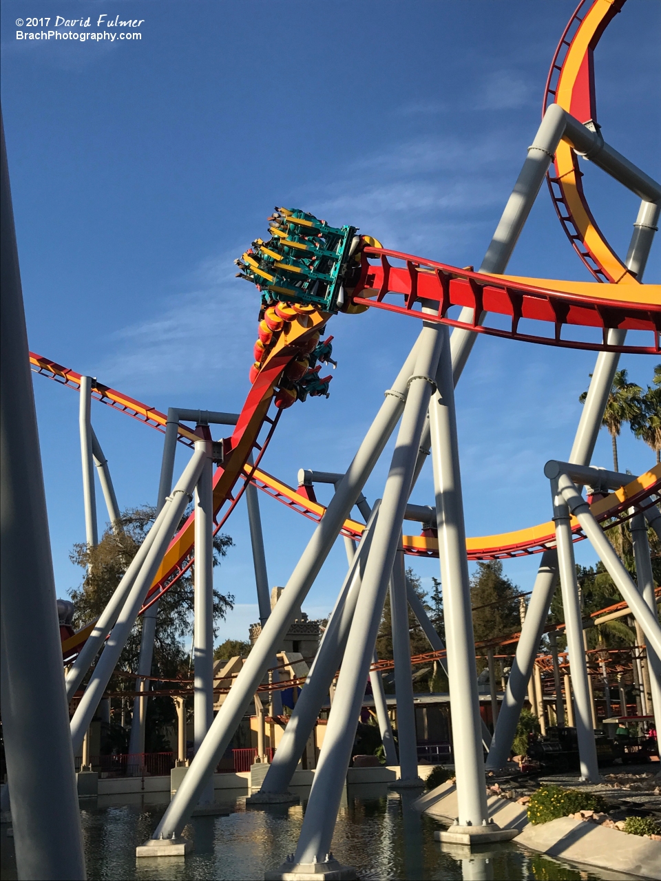 Silver Bullet train in the Zero-G spin.