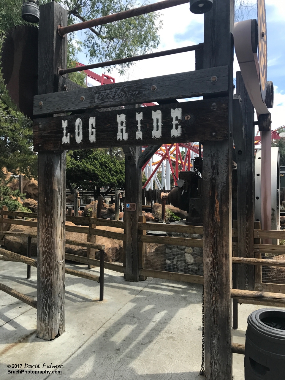 Entrance to the Timber Mountain Log Ride.