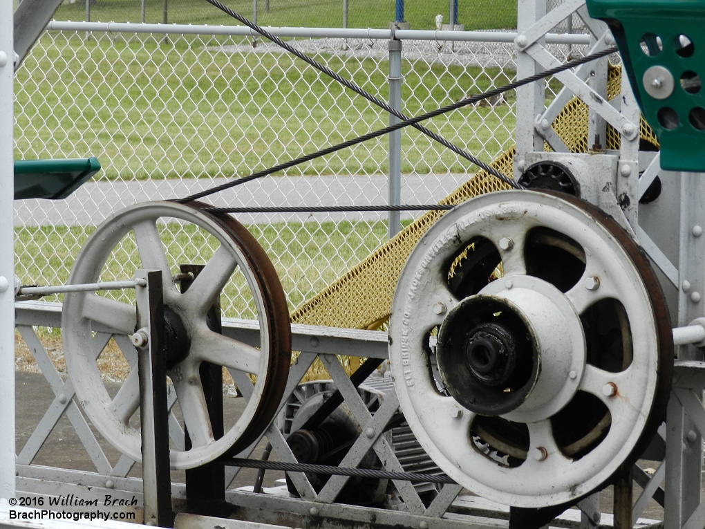 Looking at the drive mechanism on the Eli Wheel.