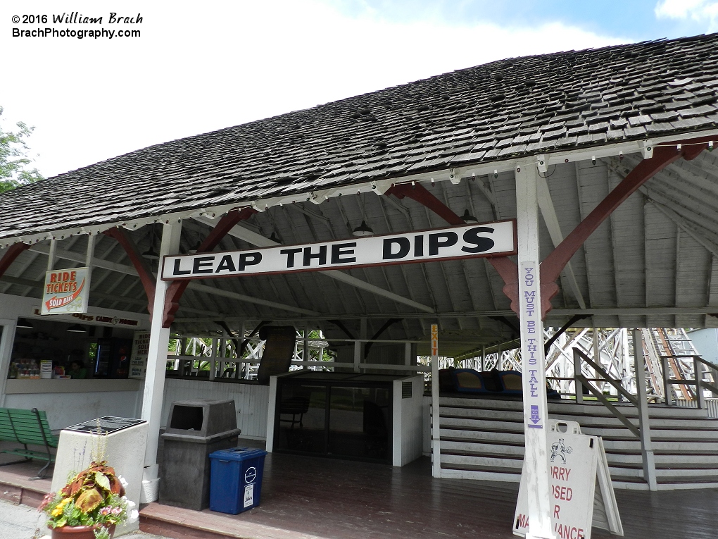 Entrance to Leap the Dips station.