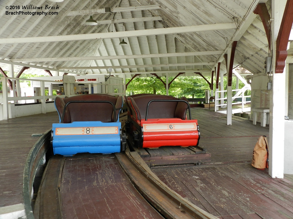 Carts in the station.