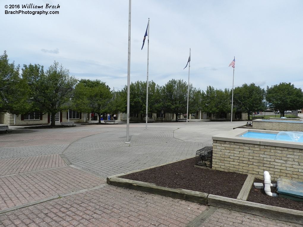 Entrance plaza to Lakemont Park.