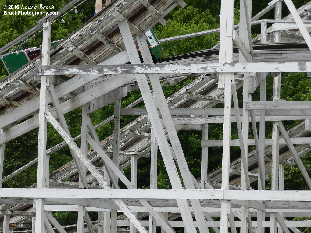 I think the coaster could use a fresh coat of paint in some areas.