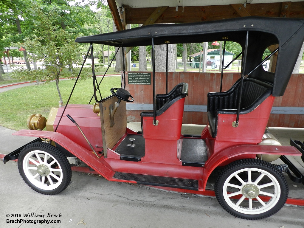 We got the red car that day.  Laura did a great job driving it.