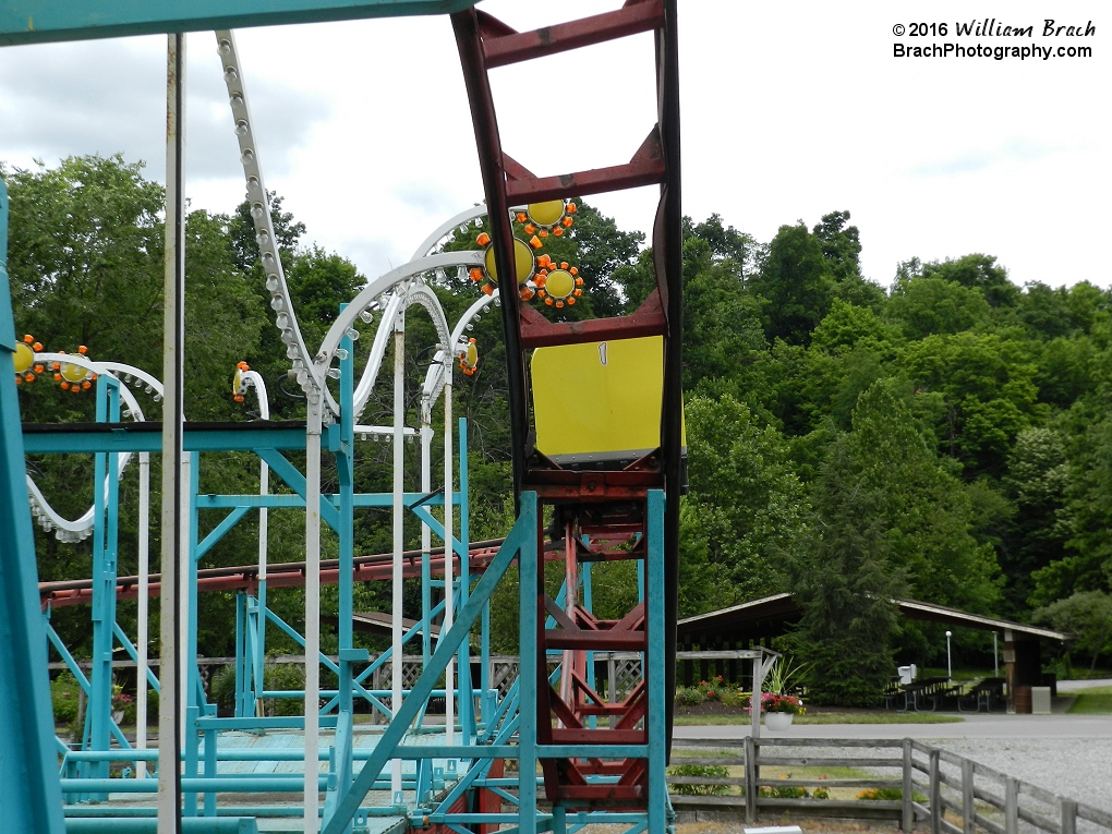 Cabin on Toboggan runs the bunny hills near the end of the ride.