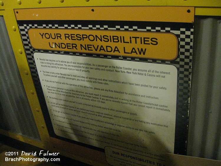 There are not many roller coasters in the state of Nevada.