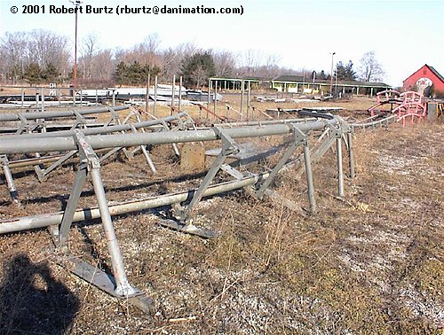 Sections of the very close to the ground helix before the brake run.