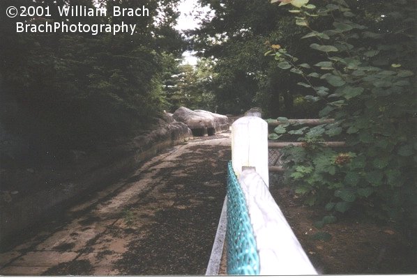 Opryland was shut-down after the 1997 season, and completely demolished to build OpryMills, a mega-mall.  Surprisingly, the track of Grizzly River Rampage was left virtually untouched.  