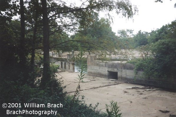 This is where the ride ended.  The water pool is seen in this photo.