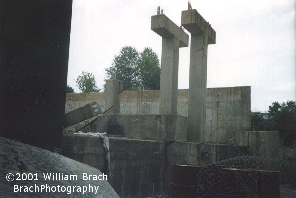 More peeking through the gates at the station structure.