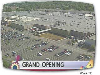 Opry-Crap-Mills' Grand Crappy Opening.  Big  deal.  I've seen better things open than a huge metal box with more boxes inside it.  (Image generously STOLEN from OpryMills.com back in 2000)