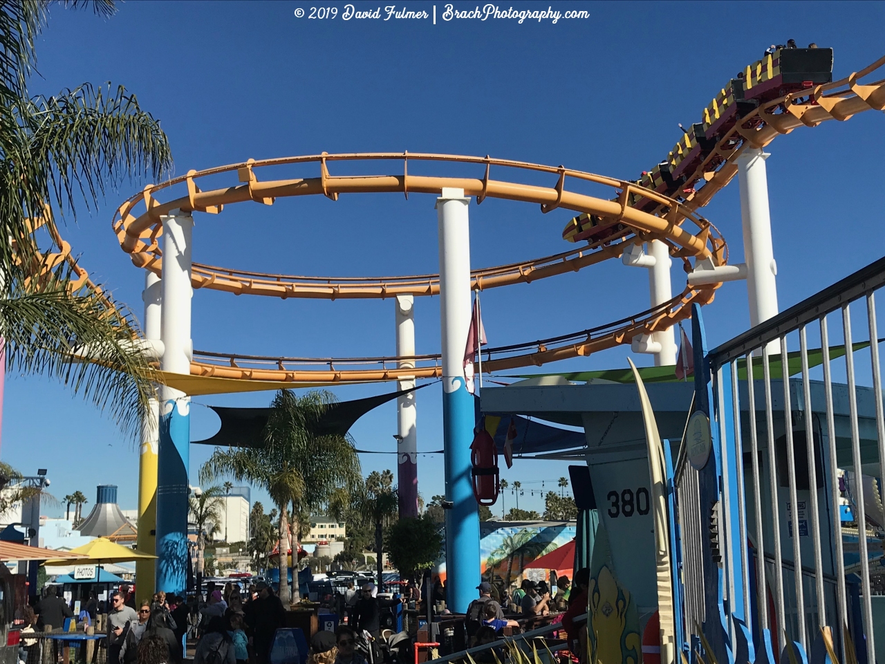 Train enters a helix right off the top of the lift hill.  The only other coaster that has a helix before its first drop is Great Bear at Hersheypark in Pennsylvania.