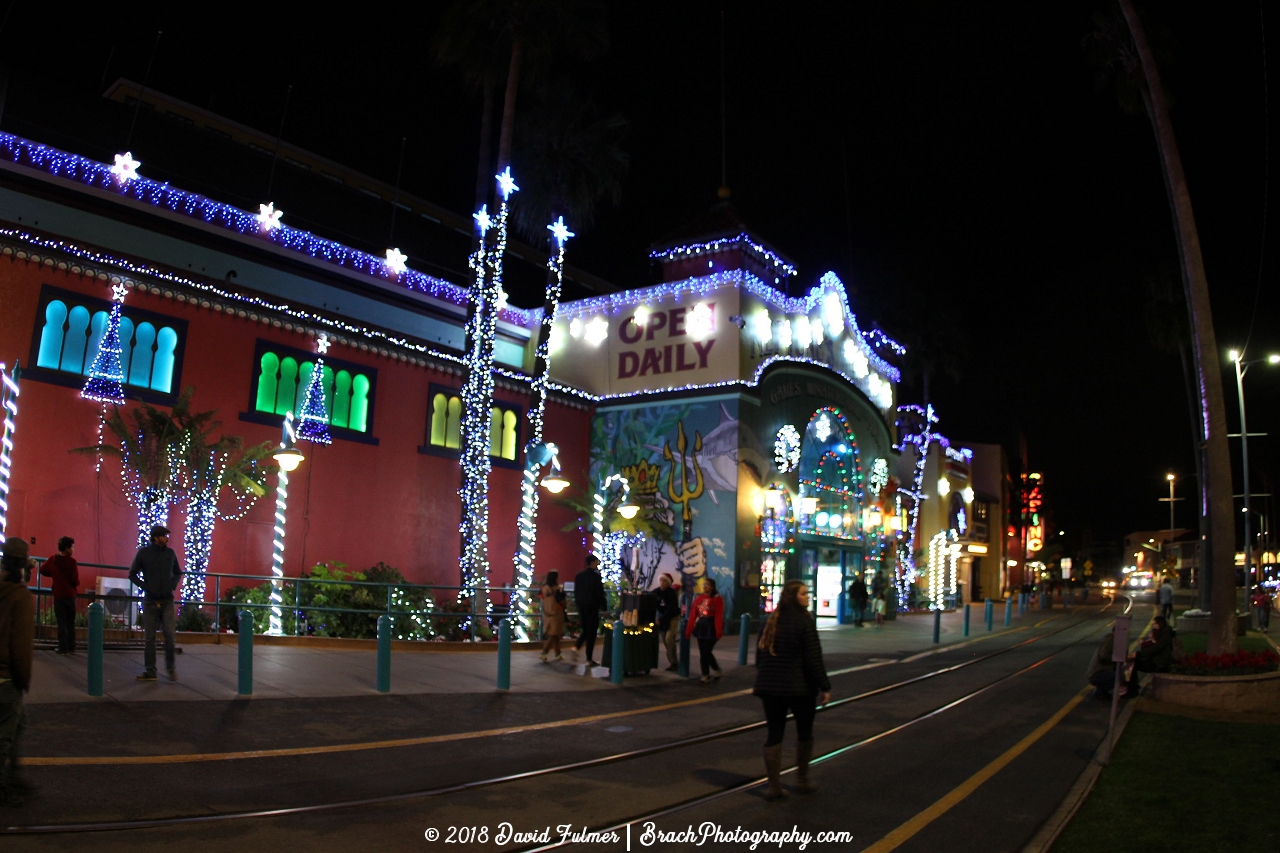 Outside the Boardwalk.