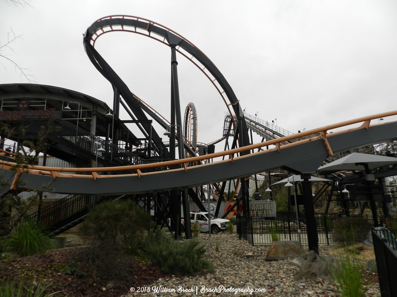 General view of the coaster before it becomes Firebird for the 2019 season.