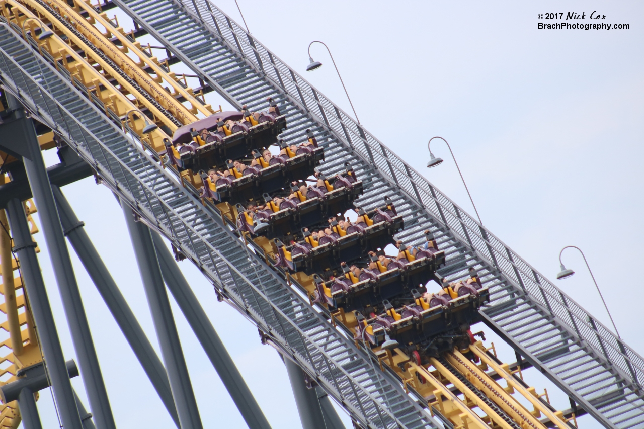 The lift hill.