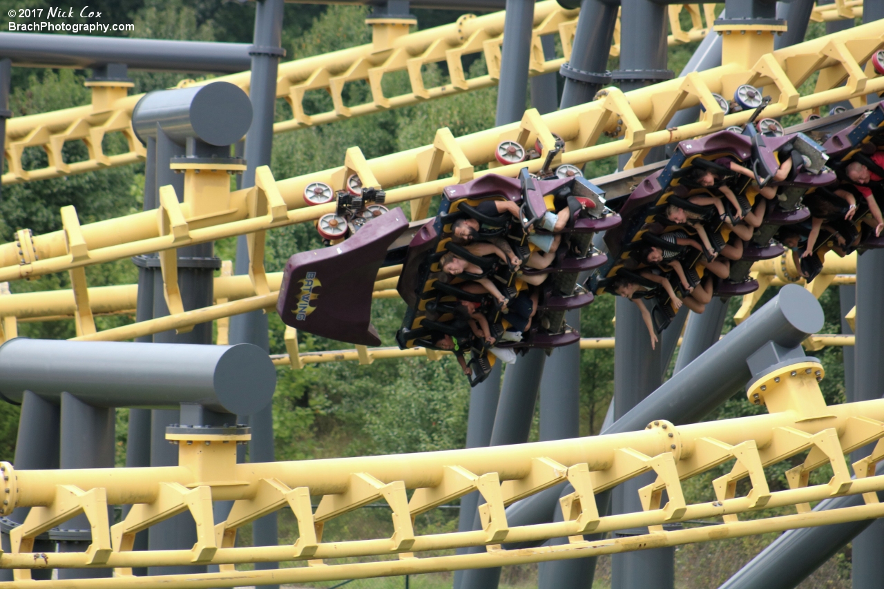 A closer-up of the front of the train.