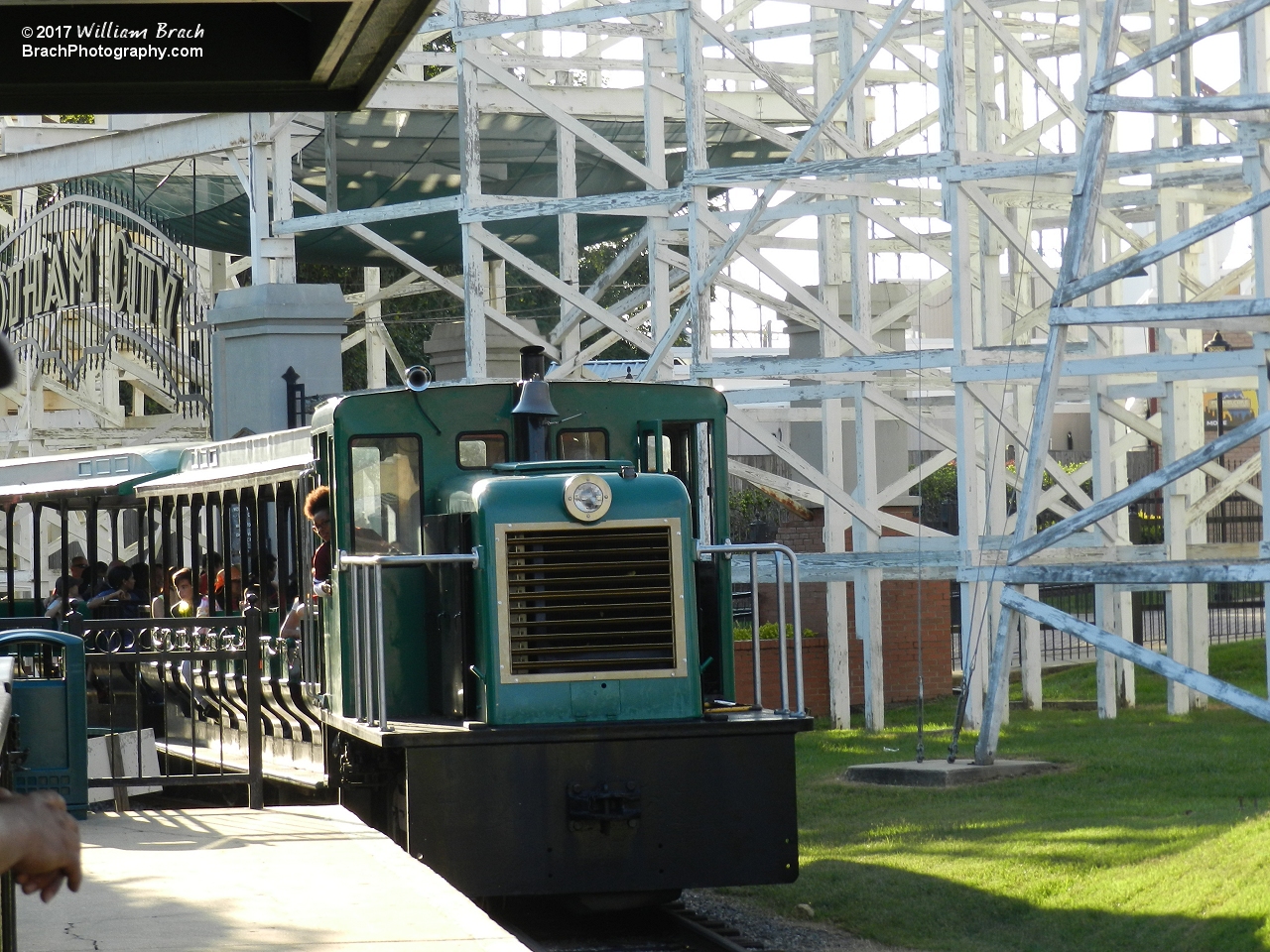 Capital Railways train entering the station.