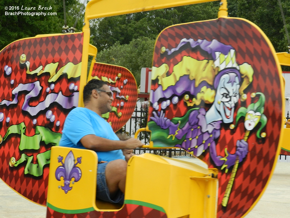 New to the park in 2014 along with the newly rethemed Mardi Gras section of the park that replaced the Southwest Territory.