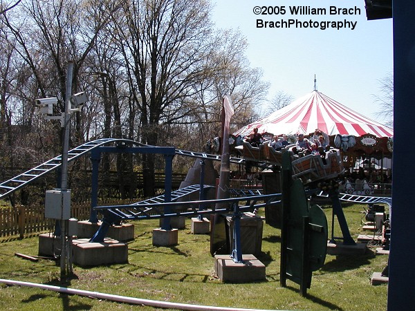 Kiddie coaster at Six Flags America.