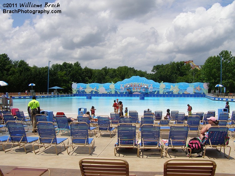 Six Flags America's wave pool at Hurricane Harbor.