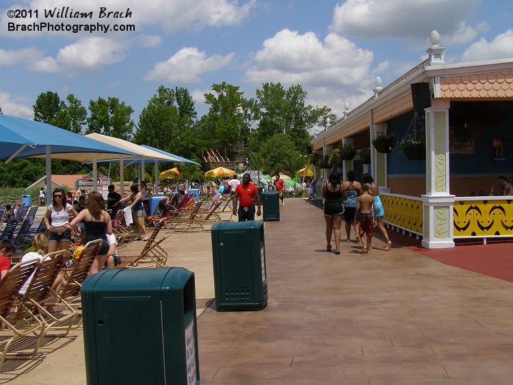 View down the midway over by Hurricane Bay.