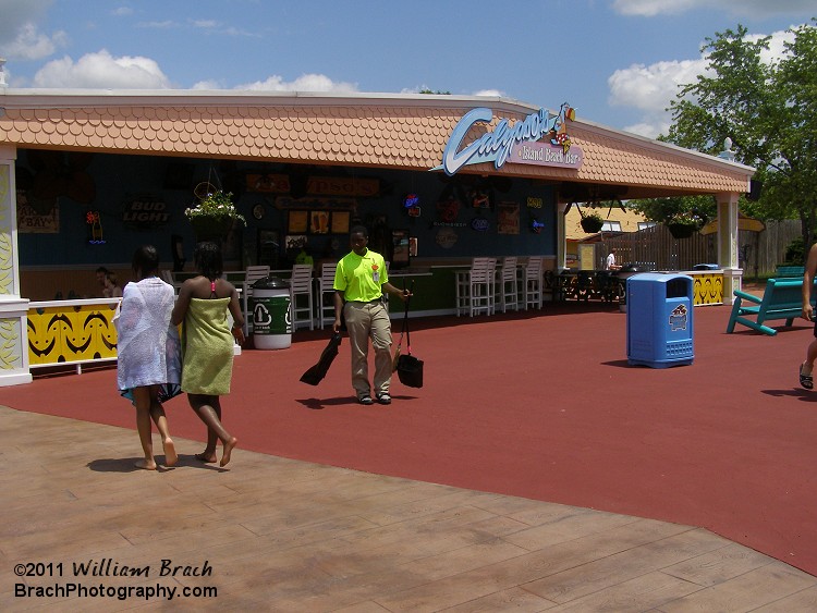 Gotta have a waterin' hole at the water park!